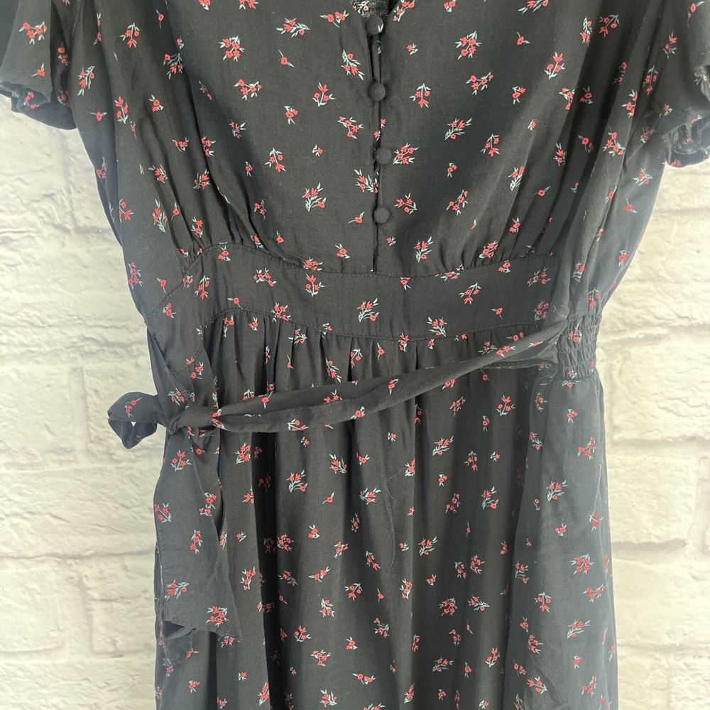 Cotton On Women's Whimsigoth Romantic Lightweight Floral Feminine Dress Medium - Picture 2 of 9